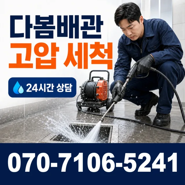 대전 중구 구완동 배관고압세척 상담 이미지 4